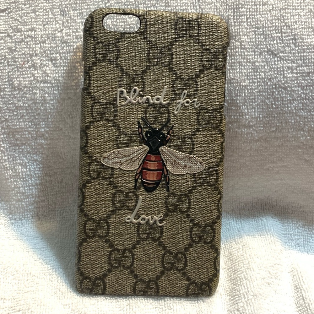 GUCCI iPhone 8 Plus Case - “Blind for Love”